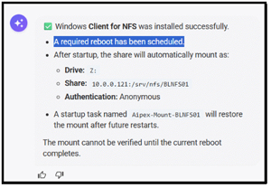 NFS share mounted in Windows