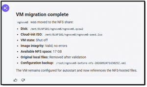 AI moves ngnxvmB to the NFS share