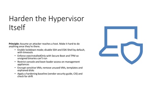 Rule 2: Restrict host services, enforce hardening and check for configuration drift