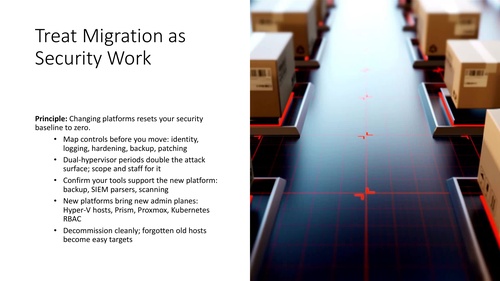 Rule 7: Establish security controls on the new platform and decommission old hosts