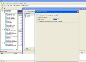Changing vSwitch default config